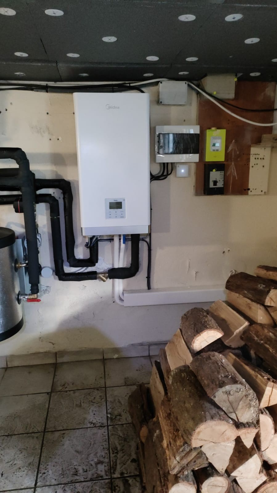 Pose d'une PAC AIR/ EAU